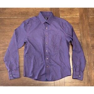 UNTUCKit Men Knight Multi Red Plaid Long Sleeve Button Up Shirt Size S Slim NWOT